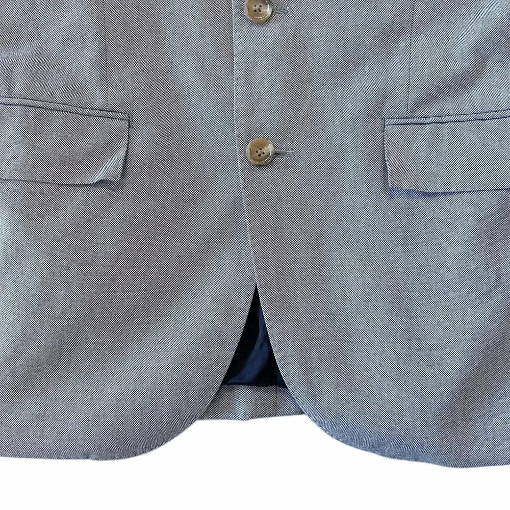 J.Crew Ludlow Men's Gray Blazer Size‎ 36R Gray Tessuti Carpini Jacket Preppy